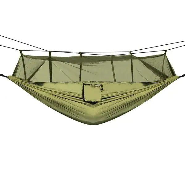 Ultra-Durable 600lb Outdoor Hammock with Mosquito Net