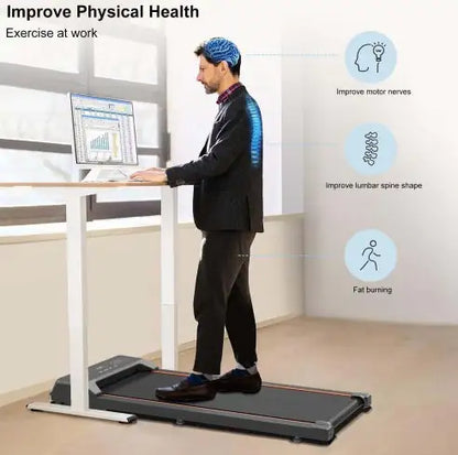 SleekDesk Treadmill Pro with LED & Remote