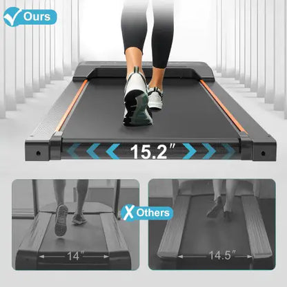 SleekDesk Treadmill Pro with LED & Remote