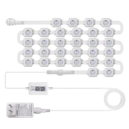 45M RGB Smart Outdoor LED String Lights for Celebrations