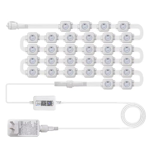 45M RGB Smart Outdoor LED String Lights for Celebrations