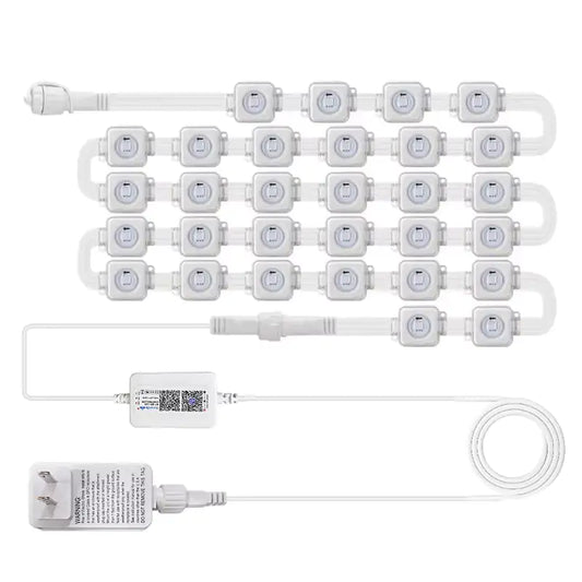 45M RGB Smart Outdoor LED String Lights for Celebrations